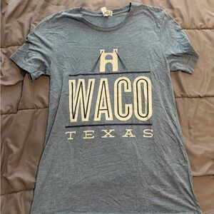 Bella Canvas Heather Blue Waco Texas Tee